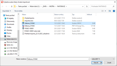 PrijataFaktura-ImportISDOC_VyberSoubor