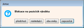 Blokovat i související operace?